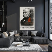 John Quincy Adams 6th President of the United States Reflections Poster