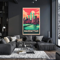 Manhattan Skyline Poster
