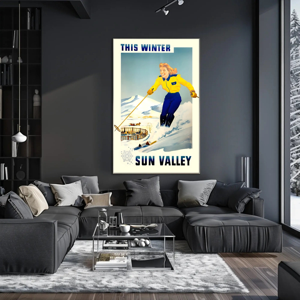Sun Valley Winter Adventure Poster