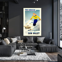 Sun Valley Winter Adventure Poster