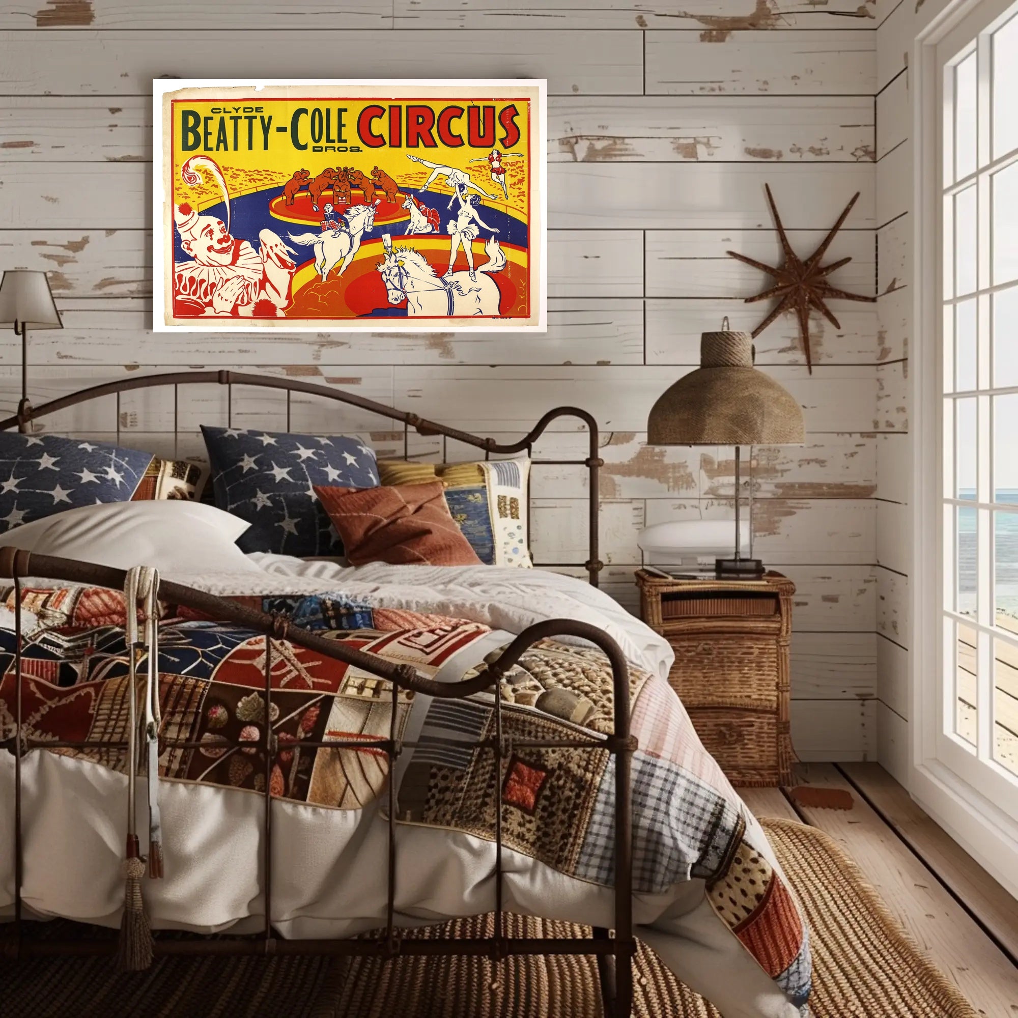 Clyde Beatty-Cole Circus Extravaganza Poster