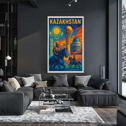 Kazakhstan Heritage Poster