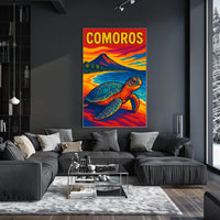 Comoros Coastal Beauty Poster