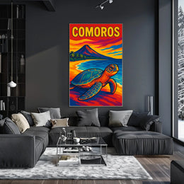 Comoros Coastal Beauty Poster