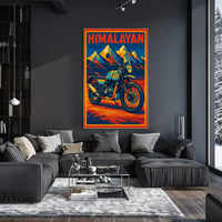 Royal Enfield Himalayan Adventure Poster
