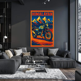 Royal Enfield Himalayan Adventure Poster