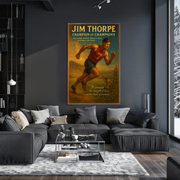 Jim Thorpe The Ultimate Sports Legend Poster