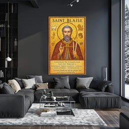 Saint Blaise Poster PosterGoat