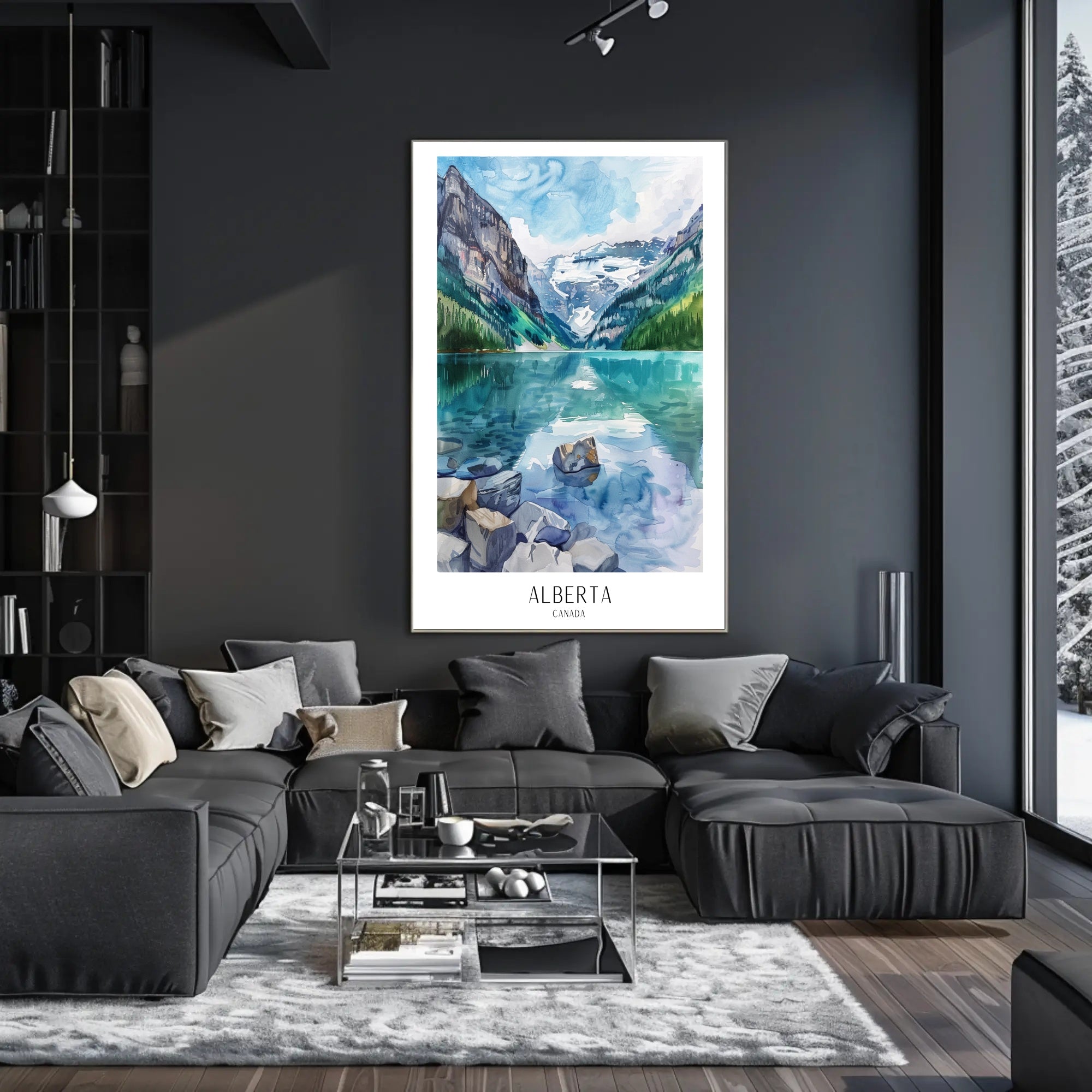 Serene Landscapes of Alberta Poster PosterGoat