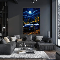 Starry Night Drive Poster PosterGoat