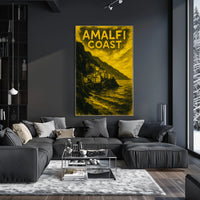 Amalfi Coast Poster Wall Art Coastal Decor Gallery Print
