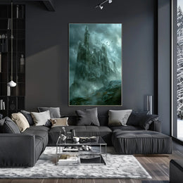 Haunting Gothic Castle Fantasy or Mythology Poster PosterGoat