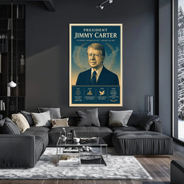 Jimmy Carter Leadership Gallery Print PosterGoat