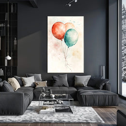 three balloons Poster