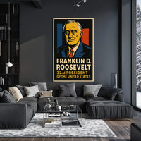 Franklin D. Roosevelt 32Nd President Poster