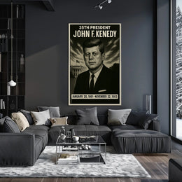 John F. Kennedy 35Th President Poster