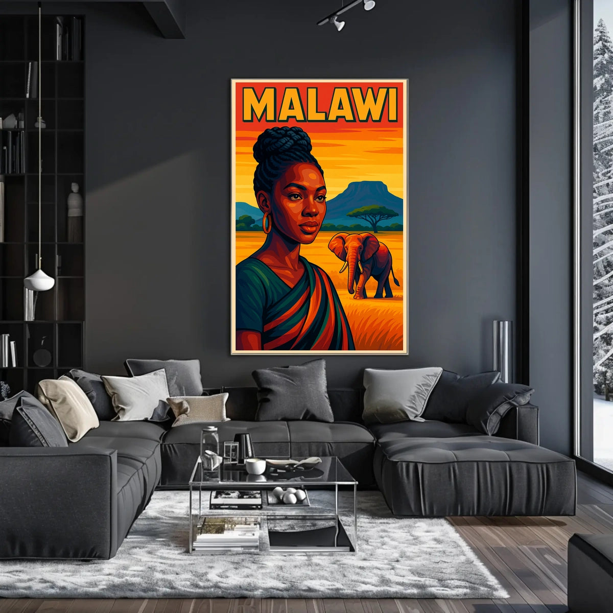 Malawi A Vibrant Portrait Poster