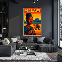Malawi A Vibrant Portrait Poster
