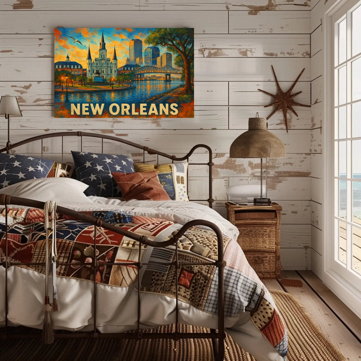 New Orleans Skyline Poster