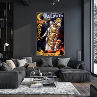 Samri S. Baldwin Mystical Vintage Theatre Poster
