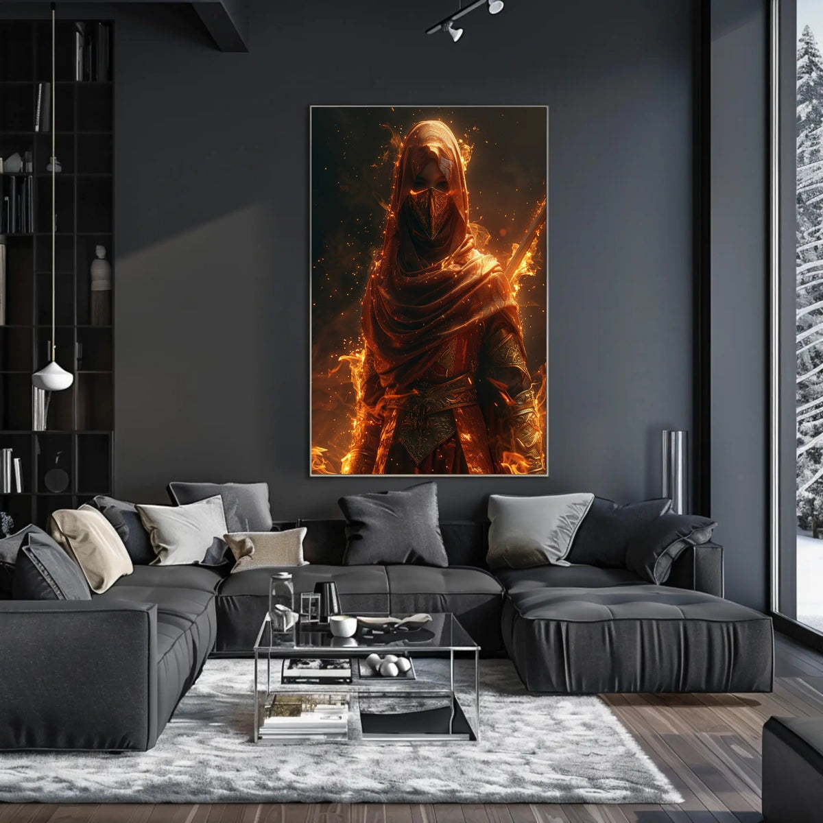 Warrior Of Flames Poster