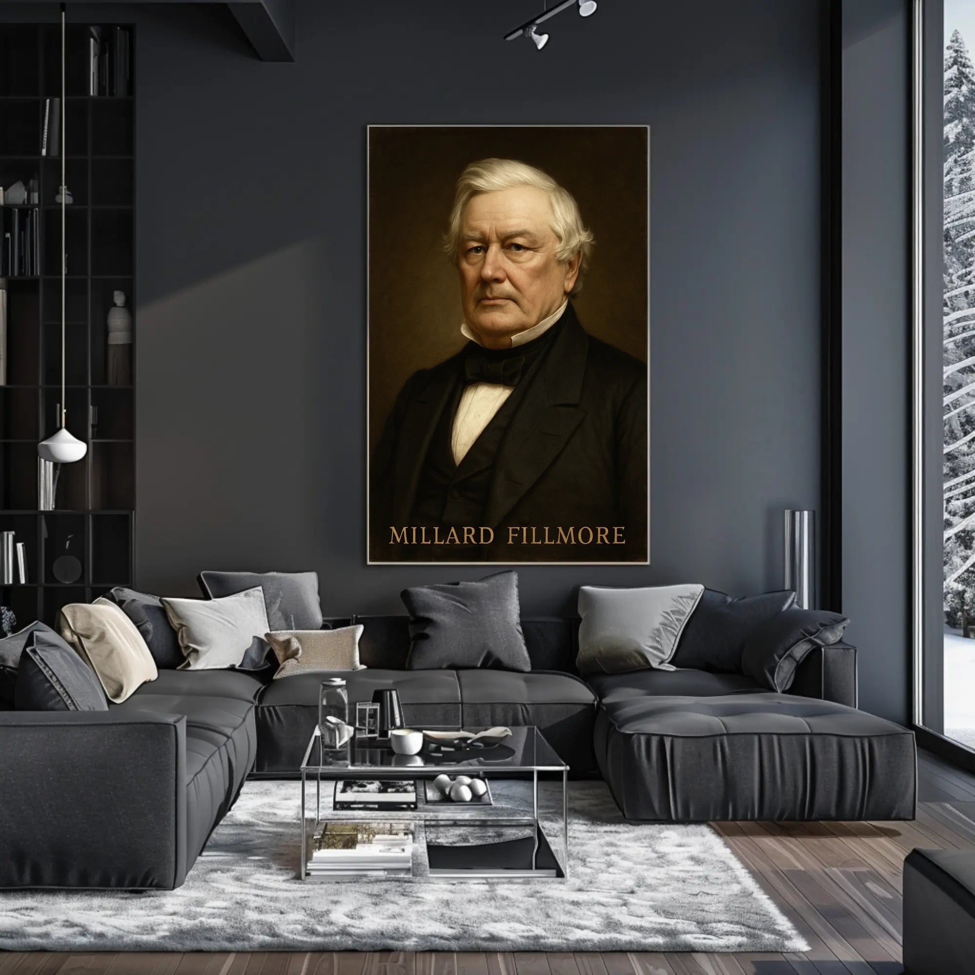 Millard Fillmore Presidential Portrait Poster