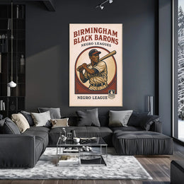 Birmingham Black Barons Negro Leagues Poster PosterGoat