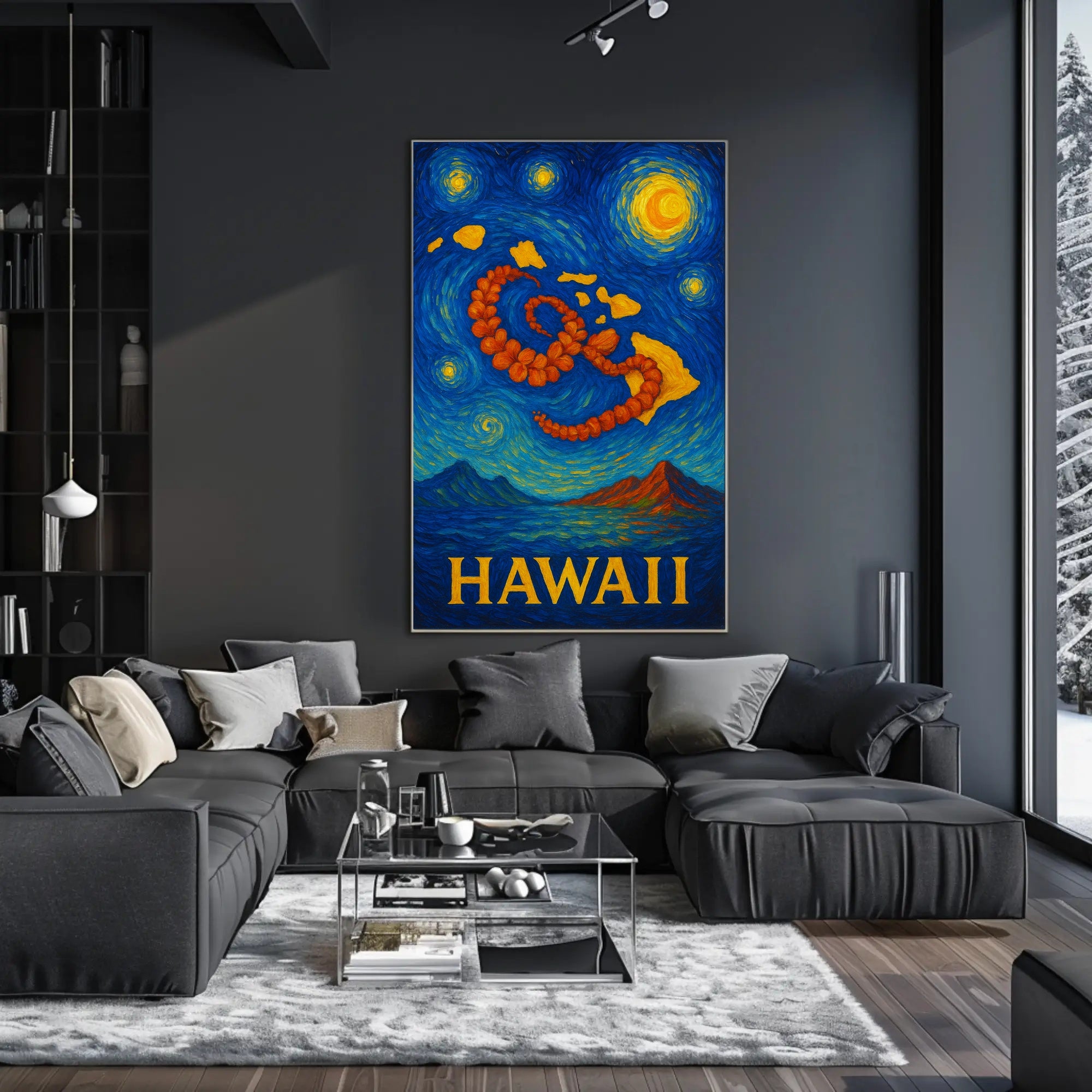 Hawaii A Starry Tribute Poster PosterGoat