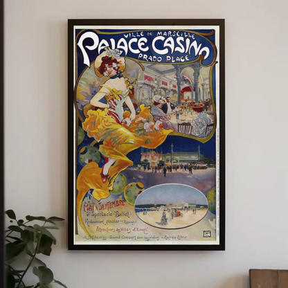 Palace Casino, Marseille Poster