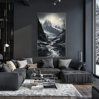 Majestic Snow-Capped Peaks National Park Poster