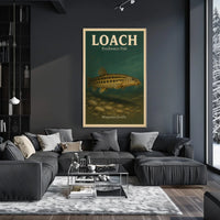 Loach Freshwater Fish Poster
