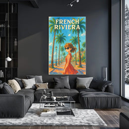 French Riviera Adventure Poster