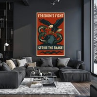 FreedomS Fight Strike The Snake Poster