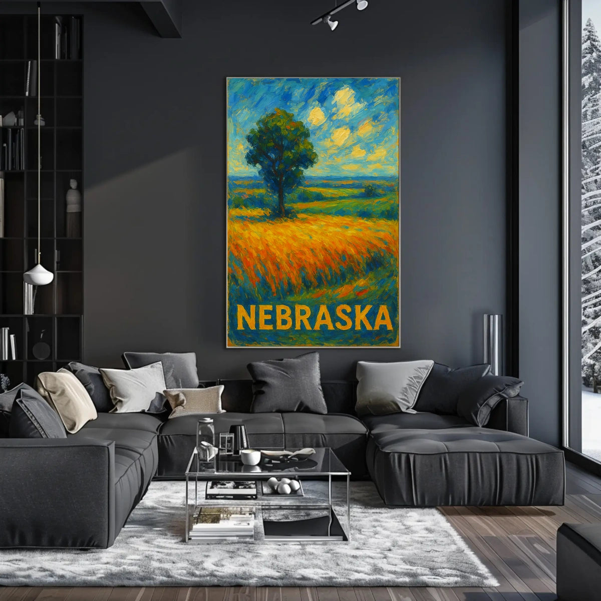 Nebraska Landscape Poster