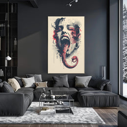 Serpent's Embrace Art Print Poster for Home Decor PosterGoat