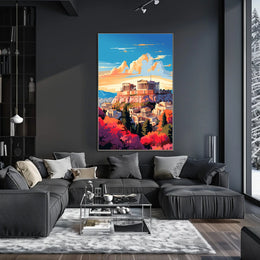 Acropolis of Athens Inspires Cultural or Heritage Poster