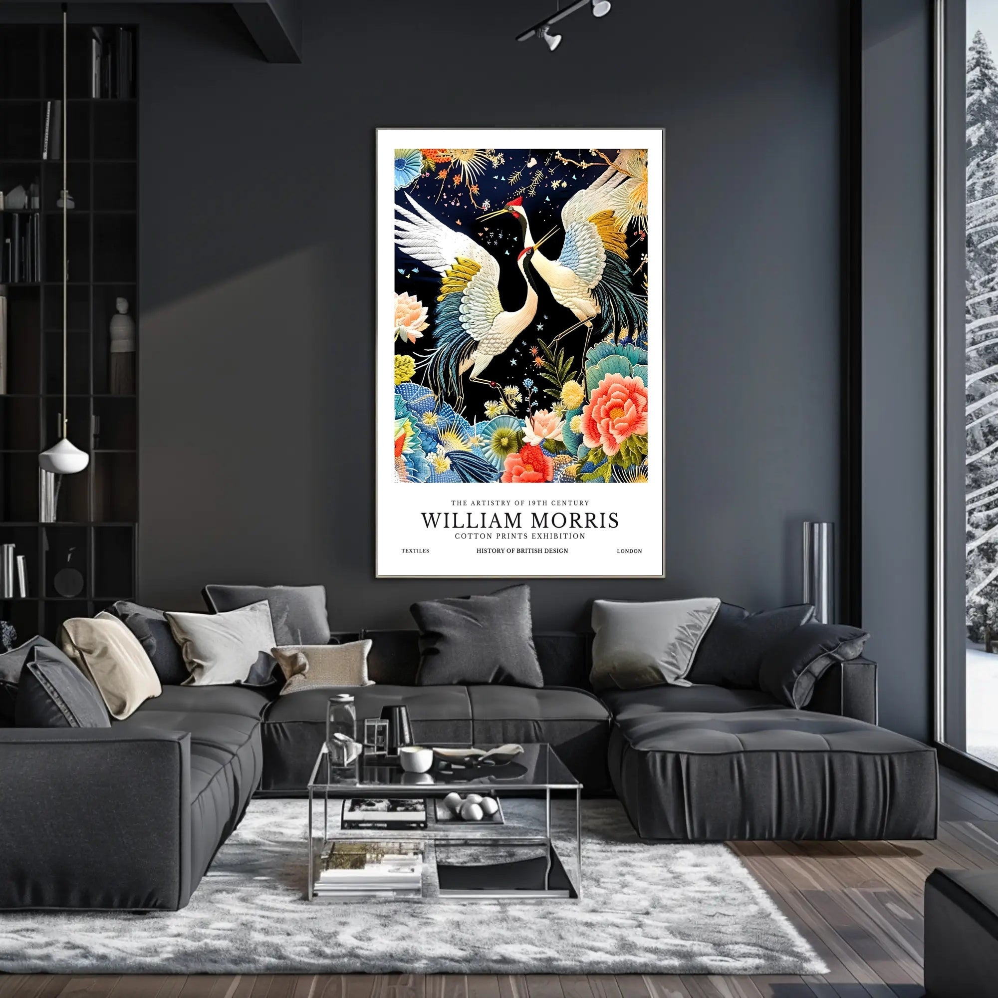 William Morris Crane Art Cultural or Heritage Poster