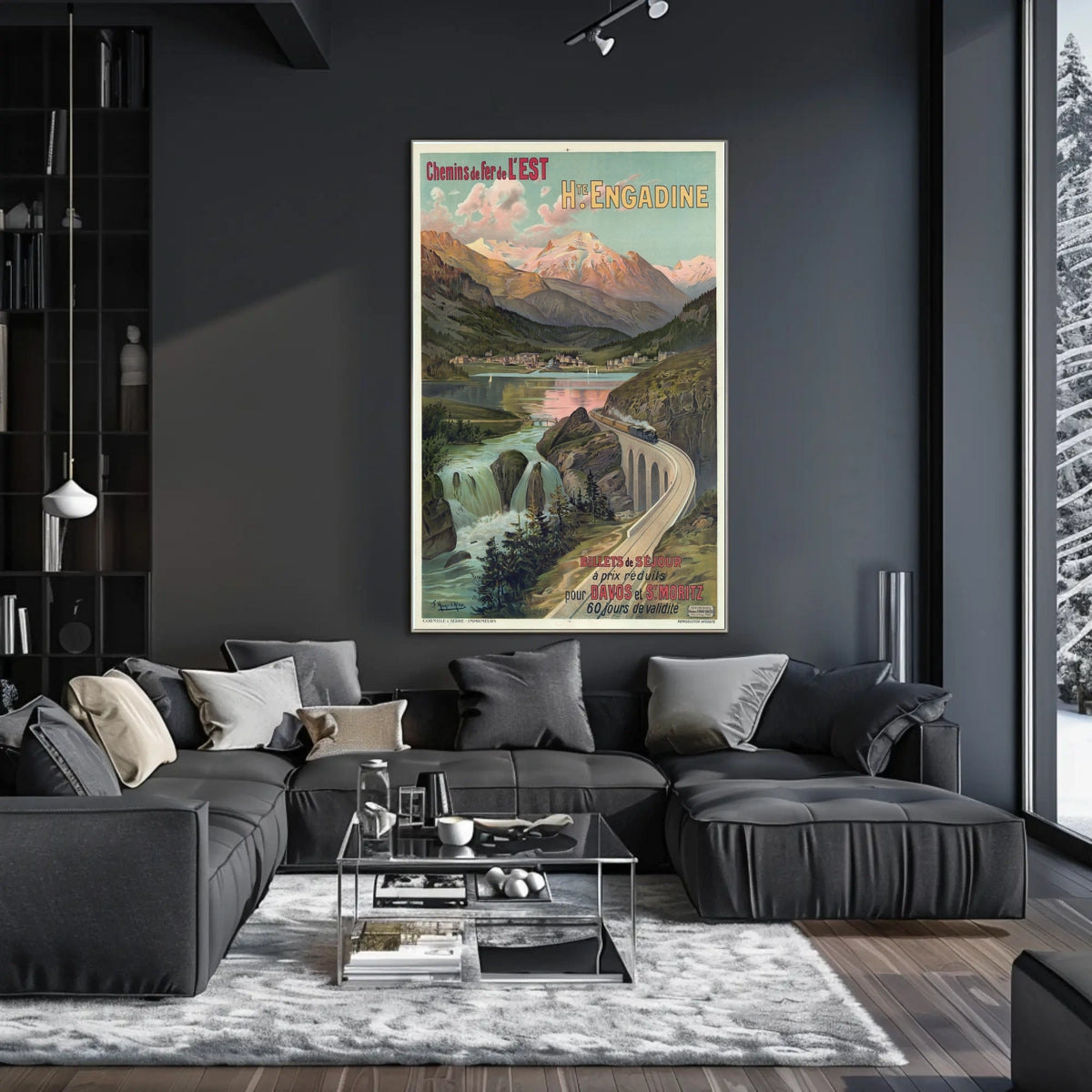 Journey To The Engadine Poster