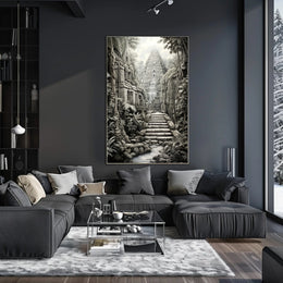 Ancient Jungle Temple Poster