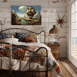 Surreal Whimsical Apocalyptic Scene Abstract or Artistic Poster