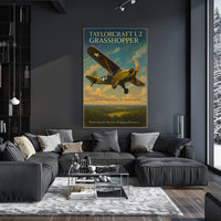 Taylorcraft L2 Grasshopper Poster