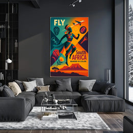 Fly South Africa Wander in Color Poster