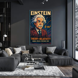 Albert Einstein Nobel Prize In Physics Poster
