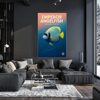 Emperor Angelfish Poster