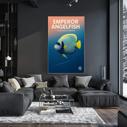 Emperor Angelfish Poster