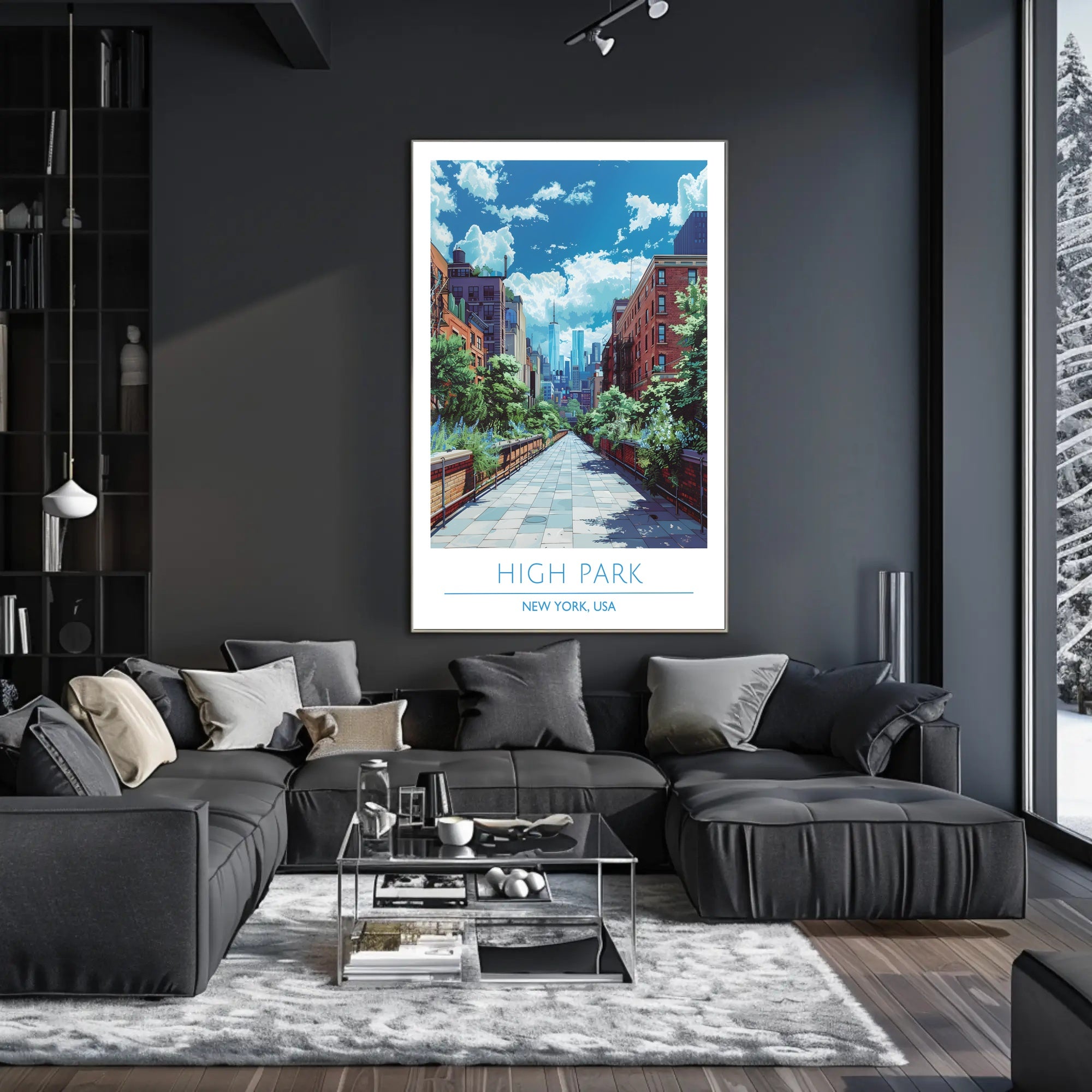 High Park in New York Poster