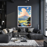 Hawaii Volcanoes National Park Scenic Poster Print