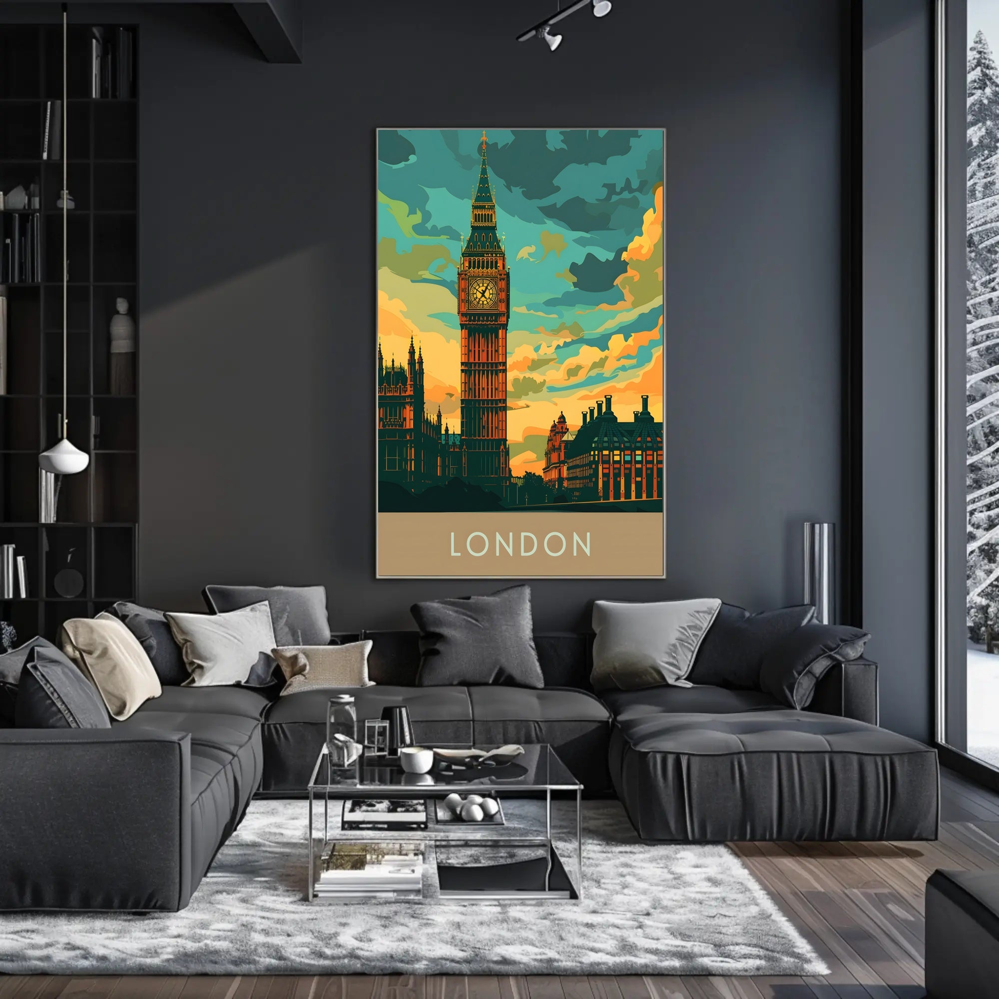 Big Ben London Travel Enthusiast's Classic Spirit Travel Poster