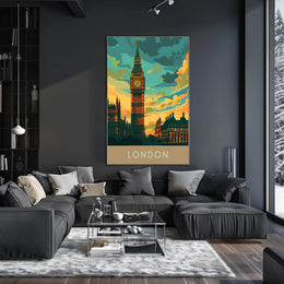Big Ben London Travel Enthusiast's Classic Spirit Travel Poster