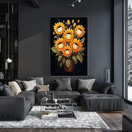Sunflower Smiles Poster
